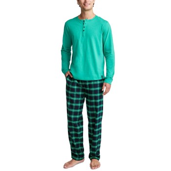 Jockey Pyjama 11 Mix Cotton Grøn bomuld Medium Herre