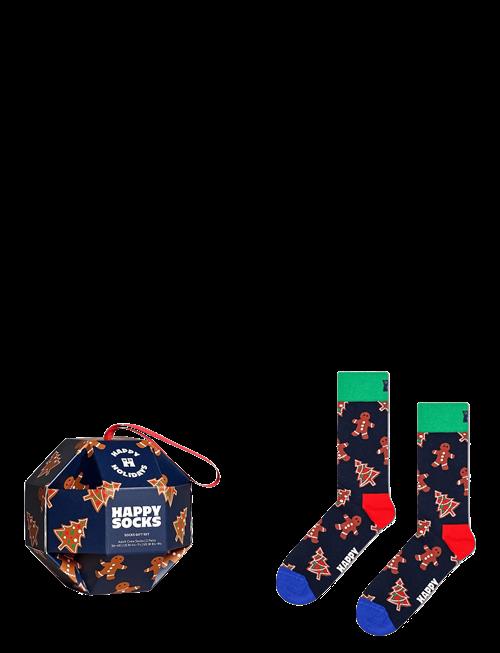Happy Socks | 1-Pack Gingerbread Cookies Socks Gift Set | 36-40