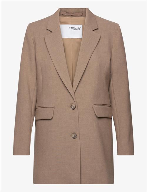 Selected | Slwrita Ls Relaxed Blazer Camel Mel Noos | 36