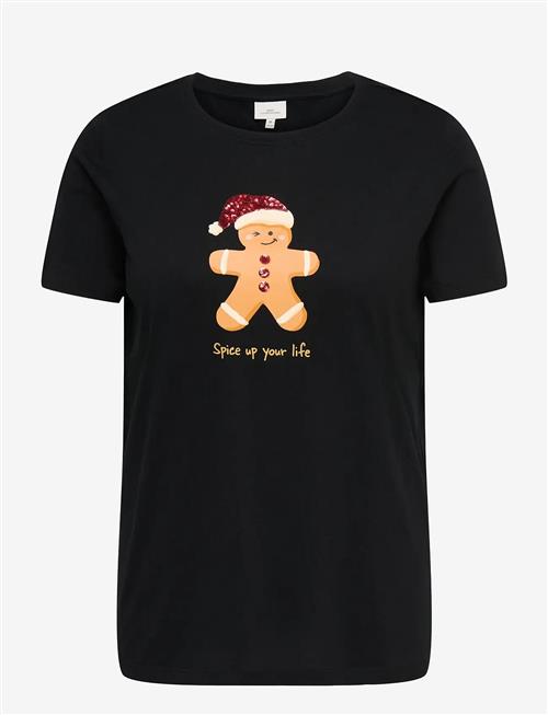 ONLY Carmakoma | Carxmas Yrsa O-Neck Ss Reg Tee Jrs | 54