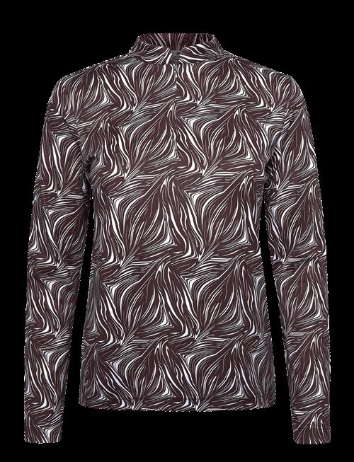 Daily Sports | Dull Printed Ls Half Neck | XS