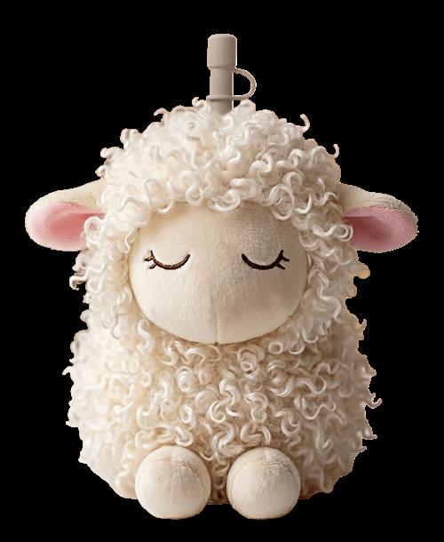 Asobu Fuzzies Isoleret Drikkebæger Med Plysbetræk Sheep  White  One Size  Hvid  One Size  unisex