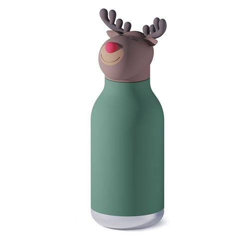 Asobu Bestie Holiday Vandflaske Reindeer  Reindeer One Size  Grøn  One Size  unisex