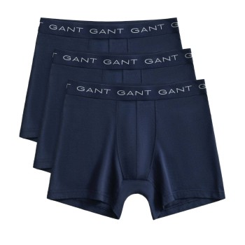 Gant 3P Cotton Stretch Boxer Navy bomuld Medium Herre