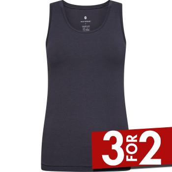 JBS of Denmark Bamboo Top Wide Straps Mørkgrå  X-Small Dame