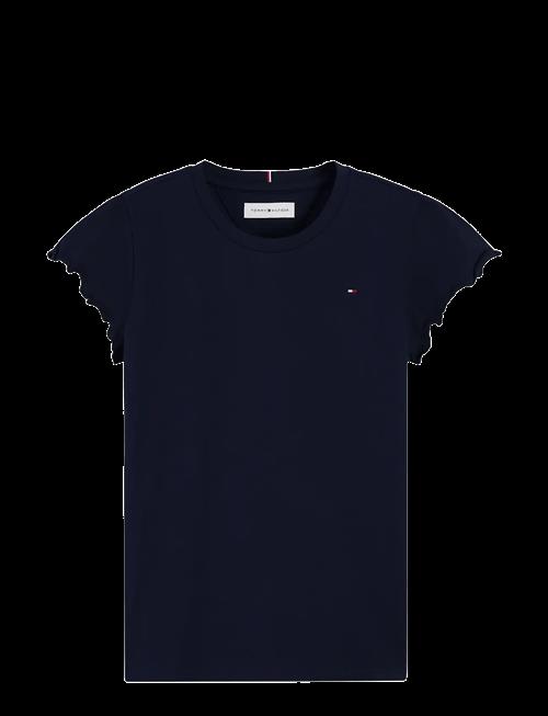 Tommy Hilfiger | Essential Ruffle Sleeve Top Ss | 140