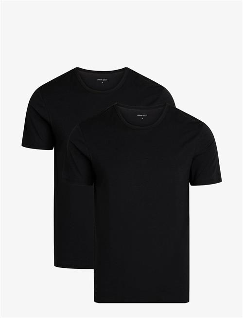 URBAN QUEST | Urban Quest The Bamboo Mens Short Sleeved Undershirt 2-Pack | L