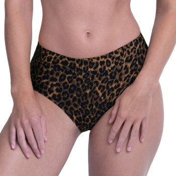 Anita Trusser Essentials High Waist Brief Brun mønstret Medium Dame