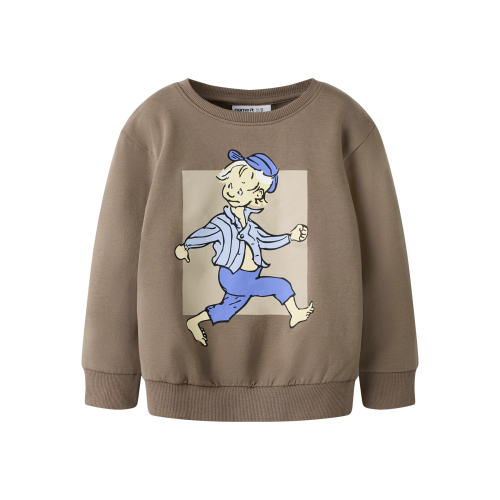 NAME IT Sweatshirt Ole Emil Walnut