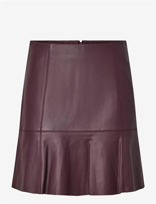 YAS | Yascolly Mw Naplon Leather Skirt Noos | M