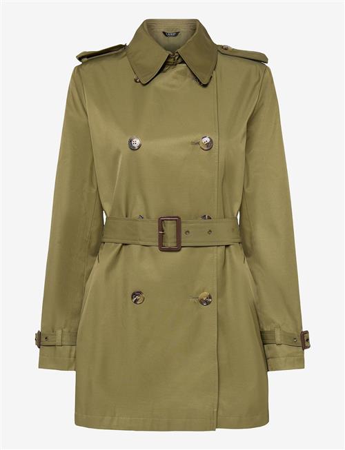 Lauren Ralph Lauren | Double-Breasted Cotton-Blend Trench Coat | L