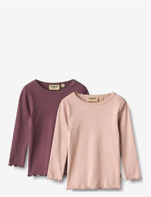 Wheat | 2 Rib T-Shirt L/S Ida | 74