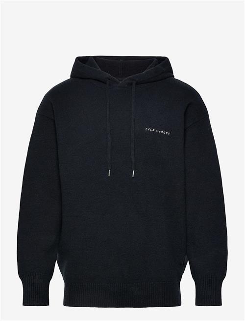 Lyle & Scott | Script Knitted Hoodie | L