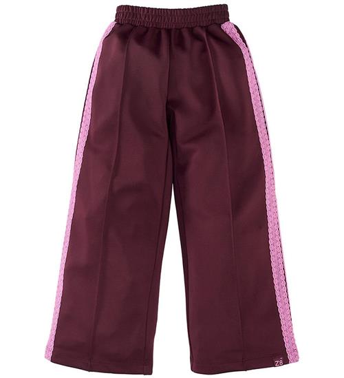 Z8 Bukser - Wide - Talia - Burgundy Battle