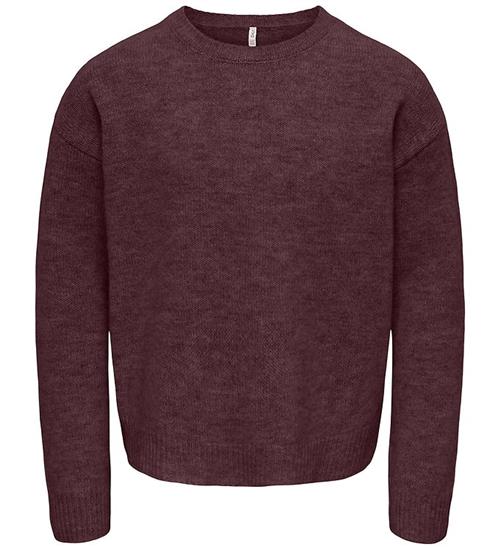 Kids Only Bluse - Strik - KogOlivia - Fudge/Melange