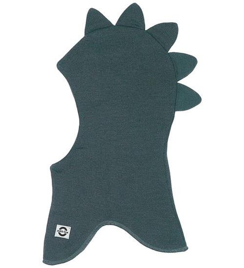 Mikk-Line Elefanthue - Uld/Akryl - 2-lags - Dark Slate m. Takker