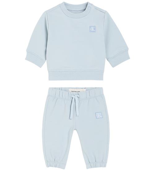 Calvin Klein Sweatsæt - Gaveæske - Blue Fog