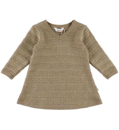 Joha Kjole - Strik - Uld - Beige Melange