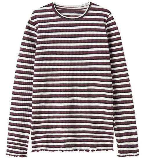 Name it Bluse - Rib - NKFVEMMA - Catawba Grape/Cloud Dancer + Bl