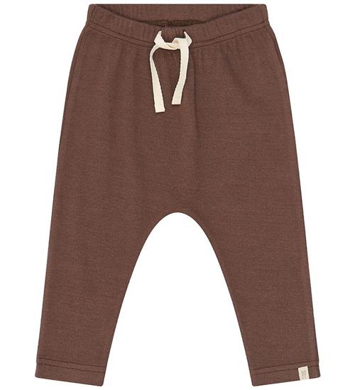 Petit Piao Bukser - Rib - PpStone - Chestnut