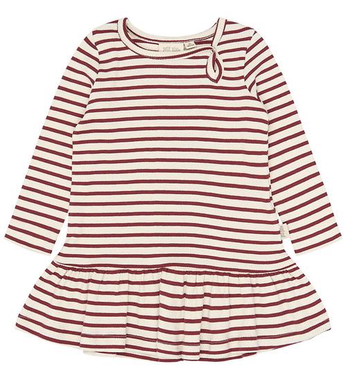 Petit Piao Kjole - Rib - PpSky - Syrah Striped