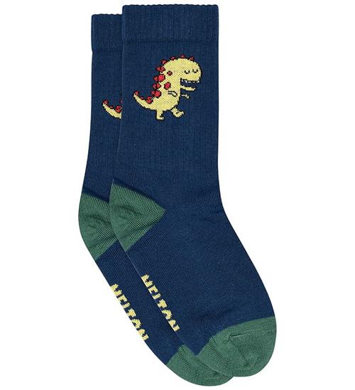 Melton Strømper - Dino - Navy Ink