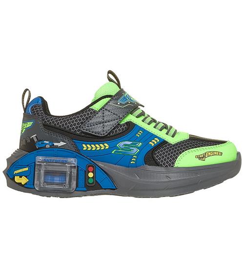 Skechers Sko - Garage - Lime/Charcoal