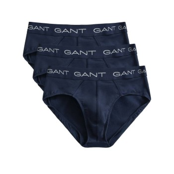 Gant 3P Cotton Stretch Briefs Navy bomuld X-Large Herre