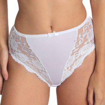 sassa Trusser Classic Lace Shaping Brief Hvid polyamid 46 Dame