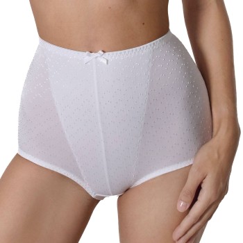 sassa Trusser Dot Jacquard Shaping Brief Hvid polyester 48 Dame