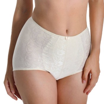 sassa Trusser Shiny Jacquard Shaping Brief Champagne polyester 46 Dame