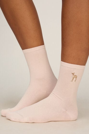 Hunkemöller Sokker 3 Pair Cotton Lyserød