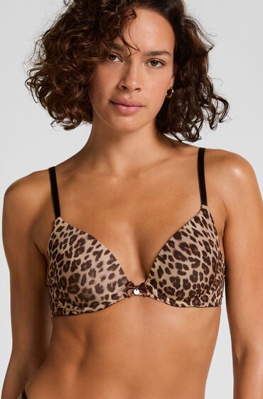 Hunkemöller Formstøbt bøjle-bh Plunge Brun