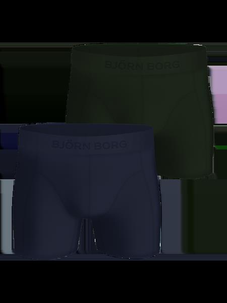 Björn Borg Premium Silk Modal Boxers 2-pack Grøn, L
