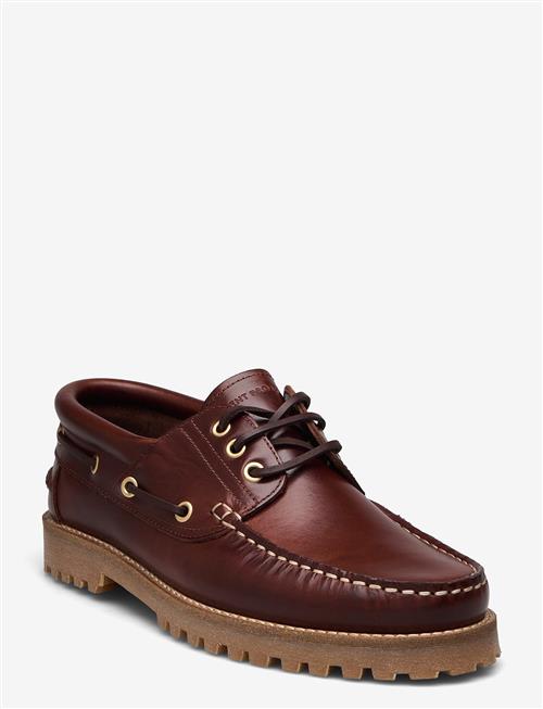 Garment Project | Ollie Boat Shoe - Brown Leather | 45