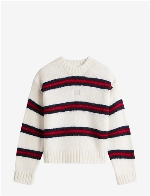Tommy Jeans | Tjw Badge Stripe Fluffy Sweater | XL