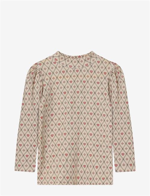 Fliink | Kelly Heart Ls Puff Blouse | 3 Y