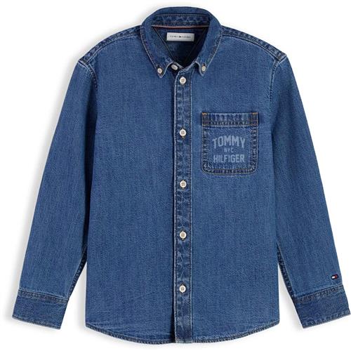 Tommy Hilfiger Denimskjorte Medium 02  Medium 02 6 Y  Blå  6 år  unisex