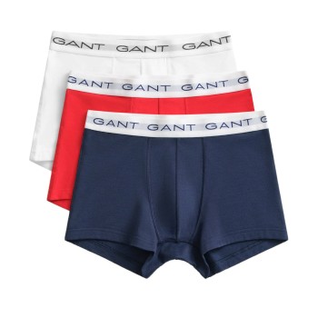 Gant 3P Basic Cotton Trunks Flerfarvet bomuld Large Herre