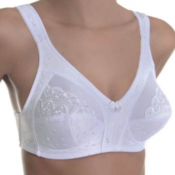 sassa BH Classic Functional Soft Bra Hvid polyester E 85 Dame