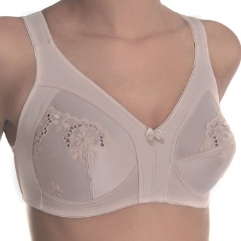sassa BH Classic Soft Bra With Wide Straps Beige polyester E 95 Dame