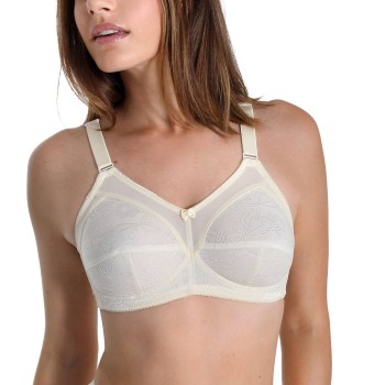 sassa BH Shiny Jacquard Soft Bra Full Cup Champagne C 90 Dame