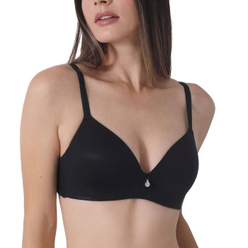 sassa BH Sparkling Light Padded Soft Bra Sort C 75 Dame