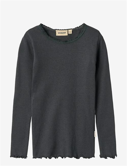 Wheat | Rib T-Shirt L/S Reese | 128