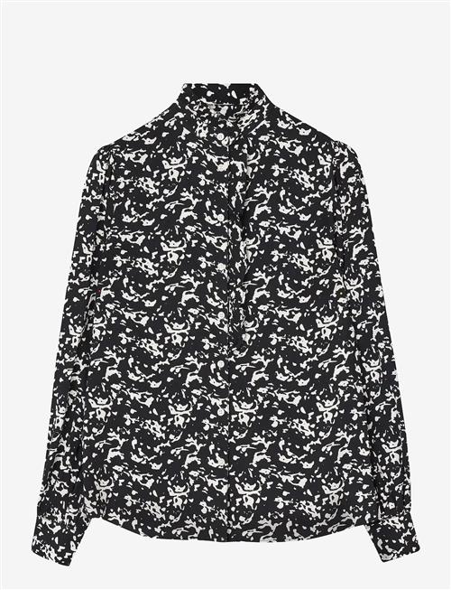 Lexington Clothing | Printed Frill Blouse | L