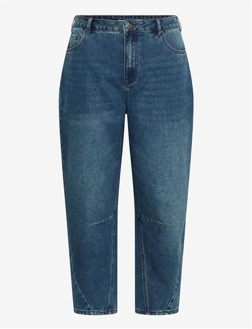 Kaffe Curve | Kcninna Cropped Barrel Jeans | 52