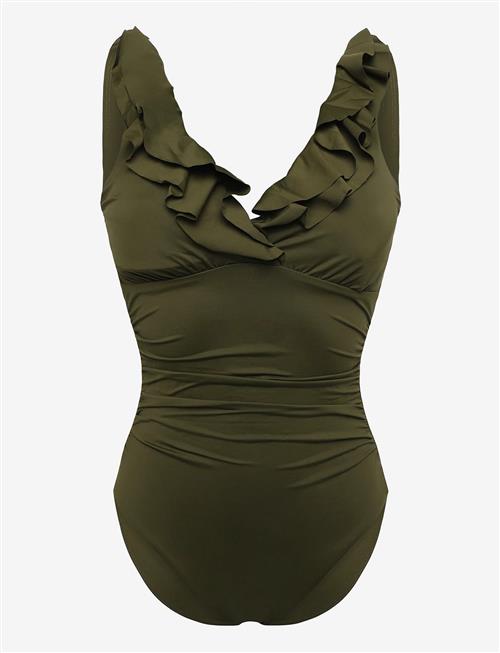Lauren Ralph Lauren Swimwear | Lrl Beach Club Ruffle Surplice Uw S | 40