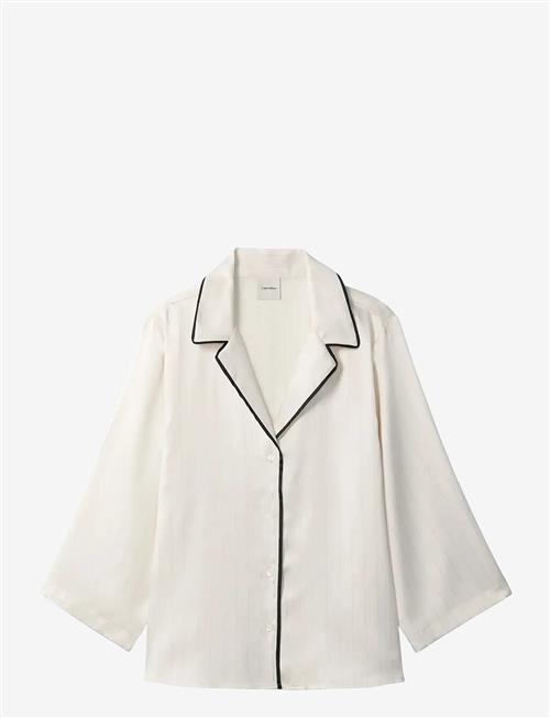 Calvin Klein | Satin Ss Shirt | XL
