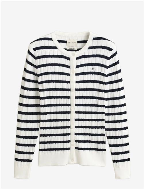 Gant | Stretch Cotton Cable Stripe Cardi | S