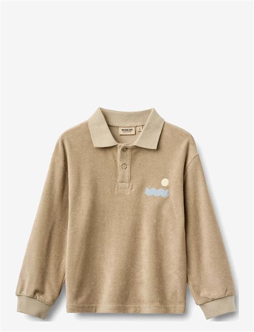 Wheat | Terry Polo Shirt L/S Theodor | 110